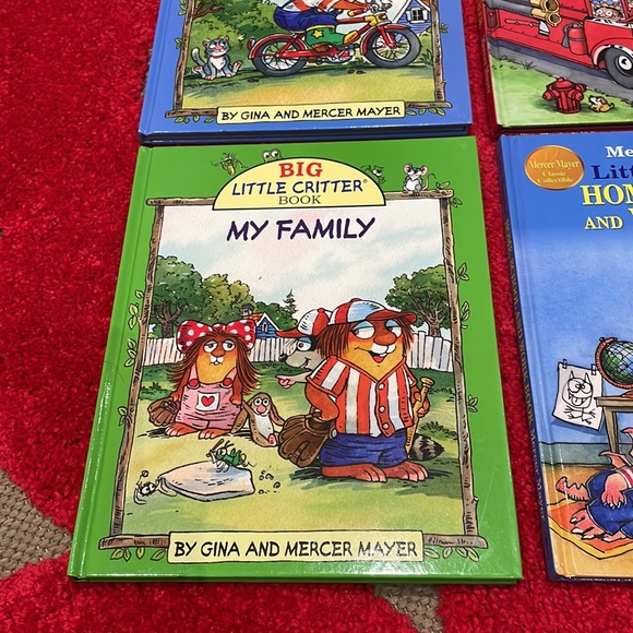 Big Little Critters & Little Monsters 4 Book Lot Mercer Mayer’s EUC - LIKE NEW! - Picture 4 of 16